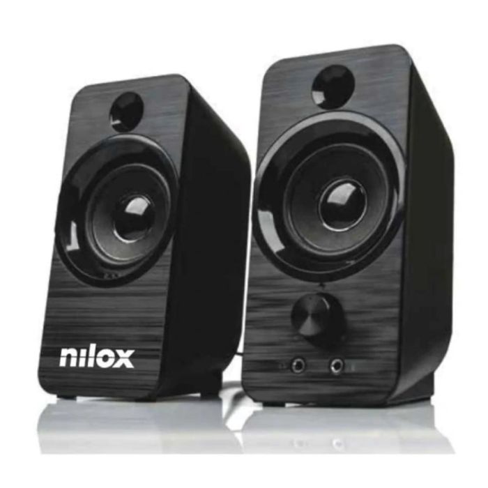 Nilox Altavoces PC 6W USB Negro Nxapc02