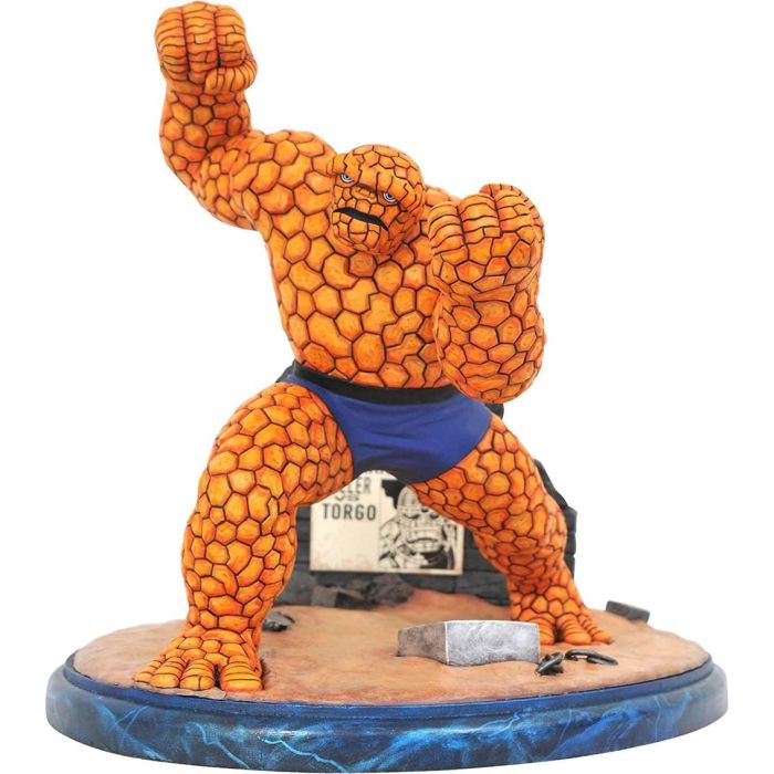 Diamond Select Toys Figura Marvel Comic Premier Collection The Thing, estatua de resina 23 cm, edición limitada