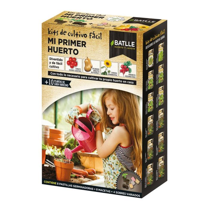 Batlle Kit kf mi primer huerto 160102unid - Kit de cultivo fácil para niños 0 Batlle Kit kf mi primer huerto 160102unid - Kit de cultivo fácil para niños 0