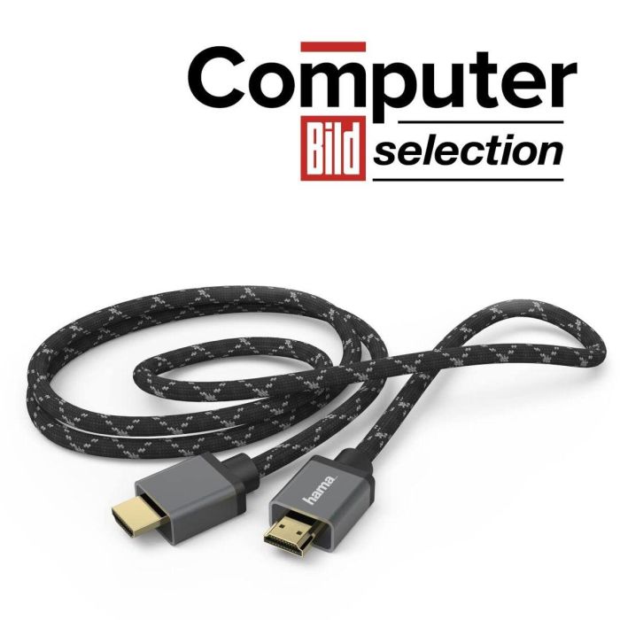 Cable HDMI Hama 00205240 Negro Gris 3 m 7