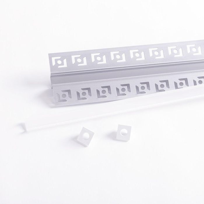 Perfíl de Aluminio para Empotrar Escayola/Pladur Tira Led 9mm - 2M 7 Perfíl de Aluminio para Empotrar Escayola/Pladur Tira Led 9mm - 2M 7