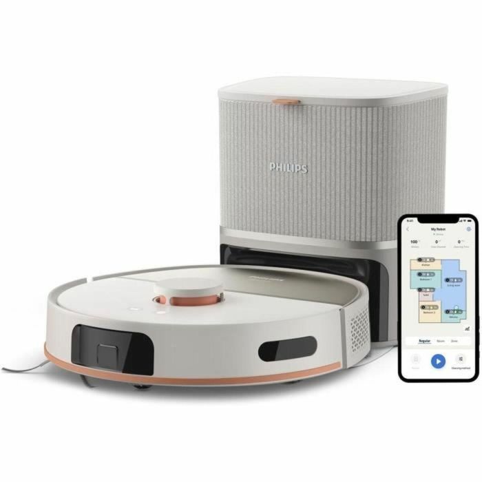 Philips Aspiradora Robot XU5100/20 - 10000 Pa - Vaciado Automático - Navegación Láser 0 Philips Aspiradora Robot XU5100/20 - 10000 Pa - Vaciado Automático - Navegación Láser 0