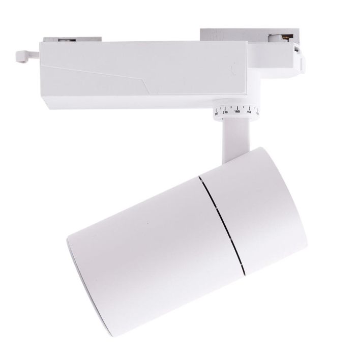 Foco de Carril LED  30W 2700Lm CRI90 4200ºK Monofásico 40.000H Antideslumbrante  [HO-FC-30W-AD-W-W] 2