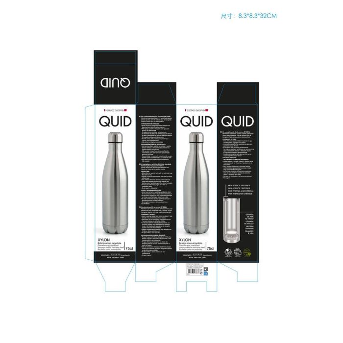 Botella Termo Acero Inoxidable Xylon Quid 0,75 L Botella Termo Acero Inoxidable Xylon Quid 0,75 L
