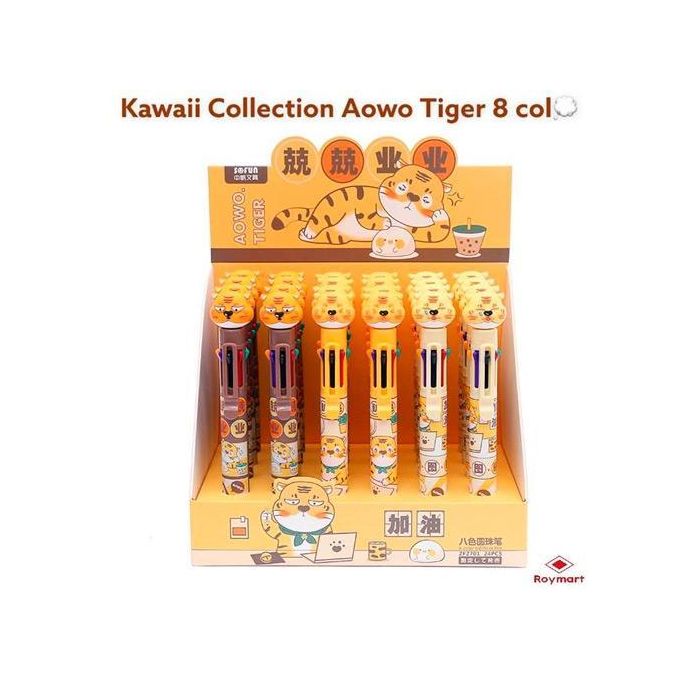 Roymart Bolis De 8 Colores Tiger Surtidos Expositor 24 Unidades