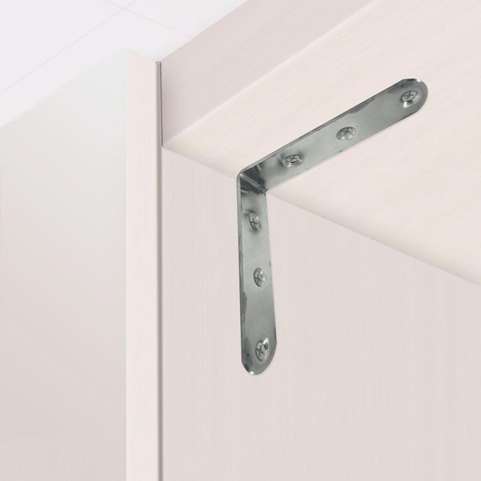 Edm Ángulo Refuerzo An24, Acero Inoxidable, 100x100x19 mm, Incluye Tornillería, 4 Unidades 3 Edm Ángulo Refuerzo An24, Acero Inoxidable, 100x100x19 mm, Incluye Tornillería, 4 Unidades 3