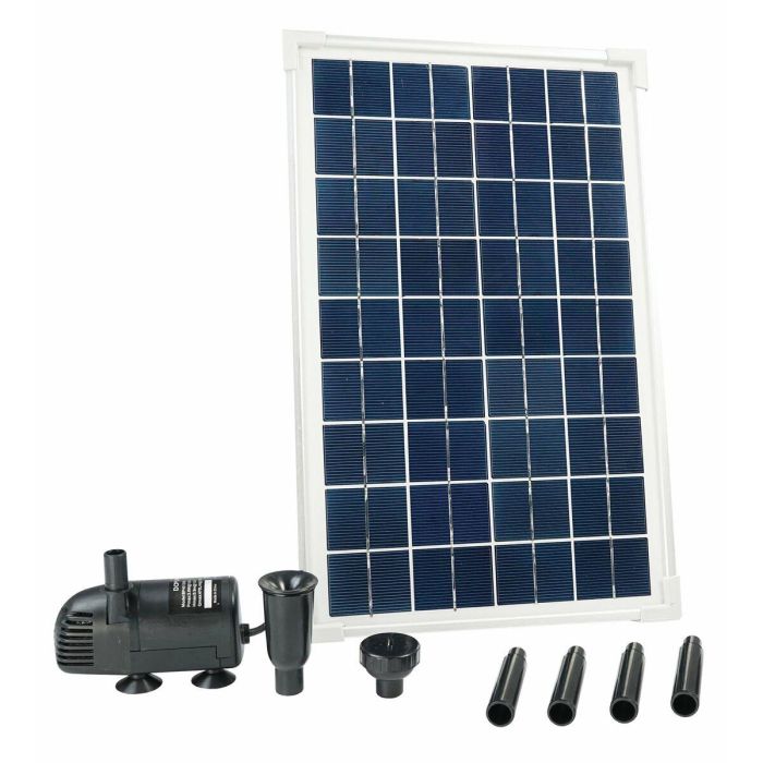 Ubbink Bomba Solar Solarmax 610 l/h con Panel Solar, Suministro Directo sin Acumulador, Chorros Volcán y Campana 0 Ubbink Bomba Solar Solarmax 610 l/h con Panel Solar, Suministro Directo sin Acumulador, Chorros Volcán y Campana 0