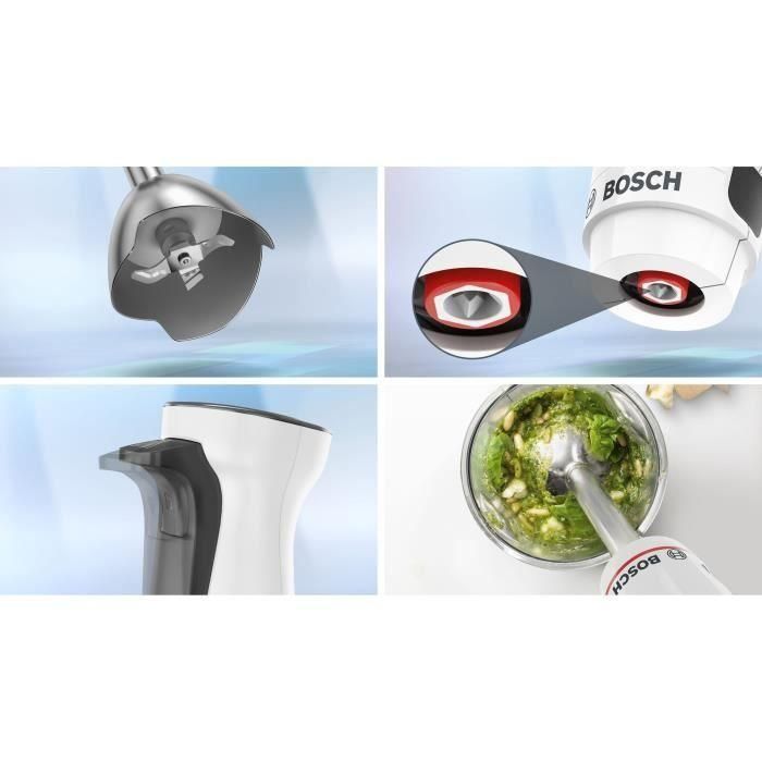 Batidora de mano BOSCH - ErgoMaster Serie 4 - motor 600 W - 4 cuchillas QuattroBlade 5 Batidora de mano BOSCH - ErgoMaster Serie 4 - motor 600 W - 4 cuchillas QuattroBlade 5