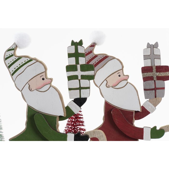 Figura Navidad Tradicional DKD Home Decor Rojo Verde 4.5 x 25 x 24 cm (12 Unidades) 1 Figura Navidad Tradicional DKD Home Decor Rojo Verde 4.5 x 25 x 24 cm (12 Unidades) 1