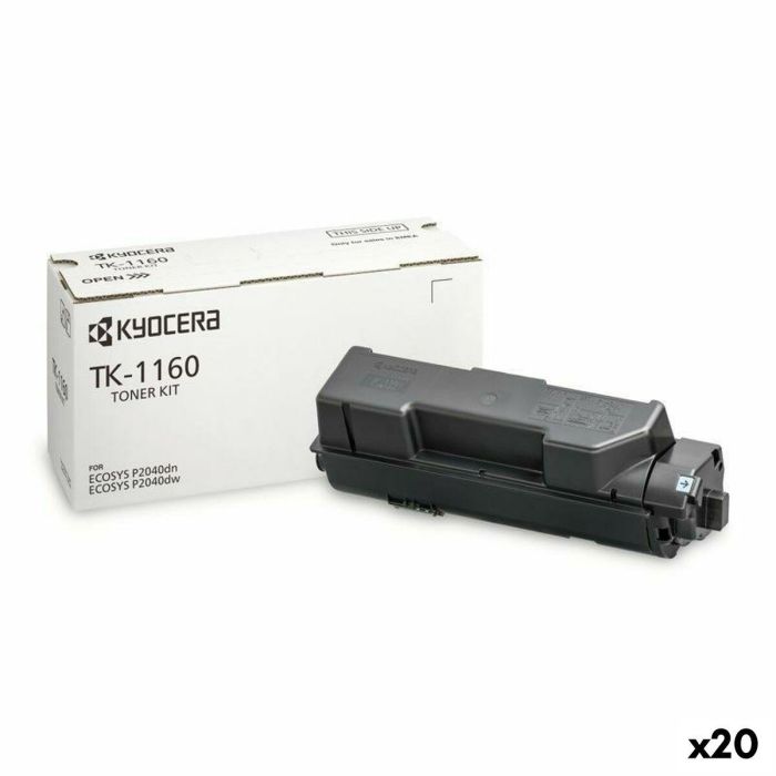 Tóner Kyocera TK1160 Negro (20 Unidades) 0 Tóner Kyocera TK1160 Negro (20 Unidades) 0