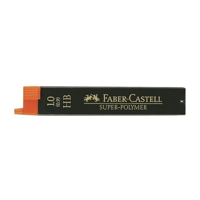 Faber Castell Minas Super-Polymer 0.9 mm Hb Grafito Estuche 12 Ud