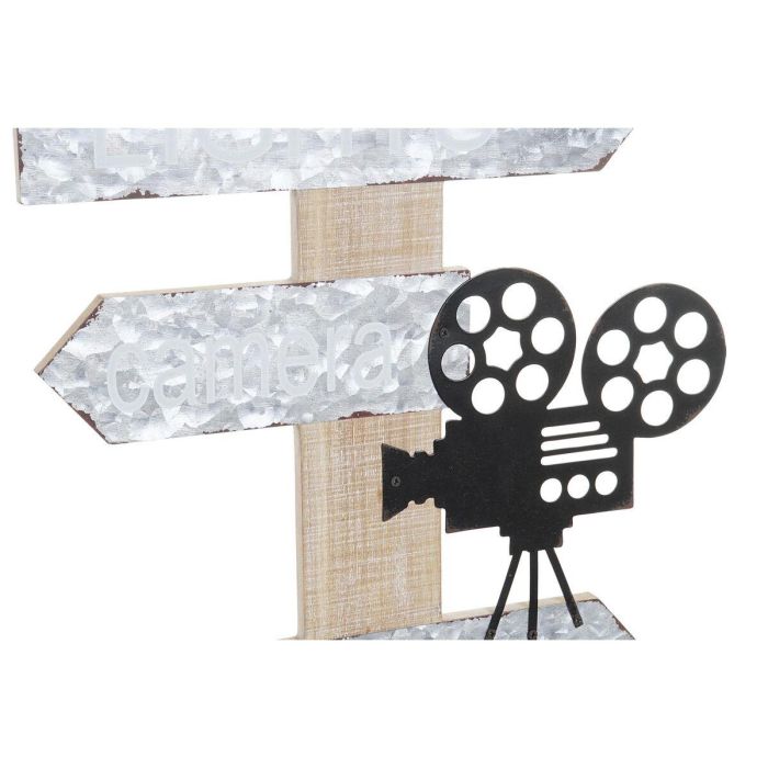 Decoracion Pared Vintage DKD Home Decor Gris Negro 2 x 70 x 32 cm (2 Unidades) 1 Decoracion Pared Vintage DKD Home Decor Gris Negro 2 x 70 x 32 cm (2 Unidades) 1