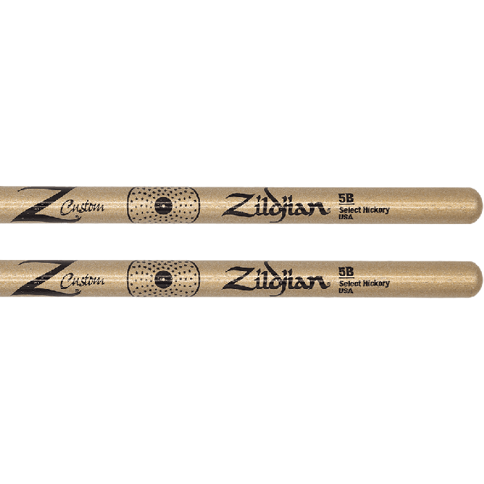 Baquetas Zildjian Z Custom Le - 5B Nylon Gold Chroma 1 Baquetas Zildjian Z Custom Le - 5B Nylon Gold Chroma 1