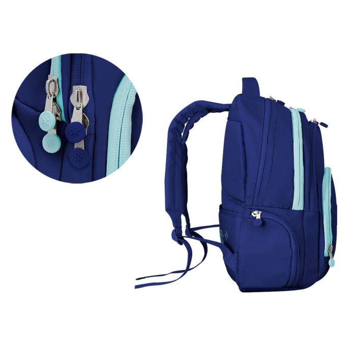 Mochila Antartik Multibolsillo 19 L Compartimento Para Portatil Y Tablet Color Azul Marino 450 X 160 X 300 mm 4