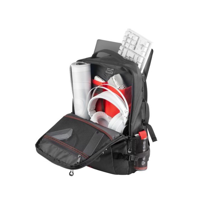 GENESIS Pallad 410 Mochila para Portátil 15.6" Universal, Impermeable, Poliéster 1680D, Senderismo Urbano Negro 7 GENESIS Pallad 410 Mochila para Portátil 15.6" Universal, Impermeable, Poliéster 1680D, Senderismo Urbano Negro 7