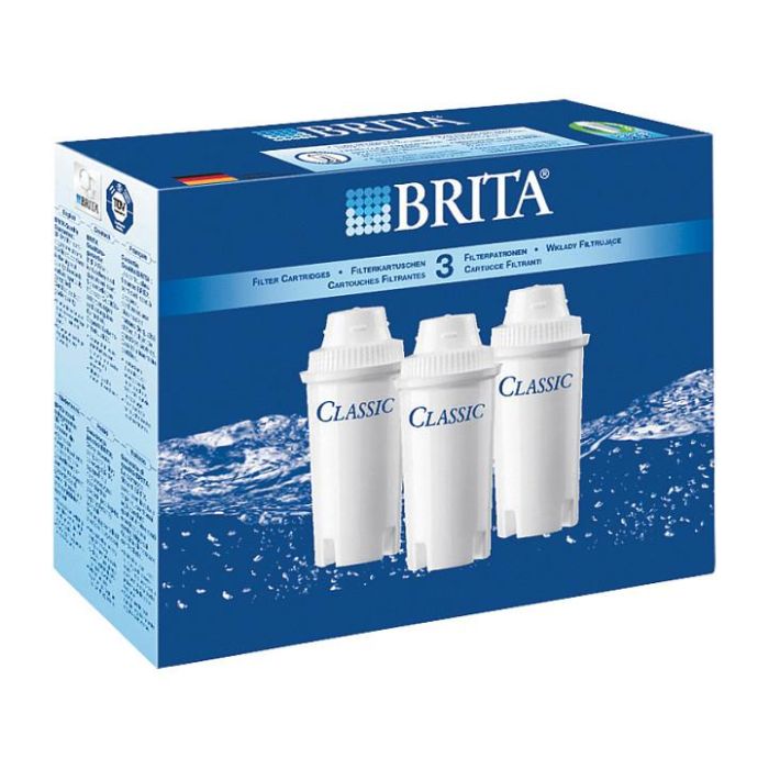 Brita Pack de 3 cartuchos de filtro blanco clásico Brita Pack de 3 cartuchos de filtro blanco clásico