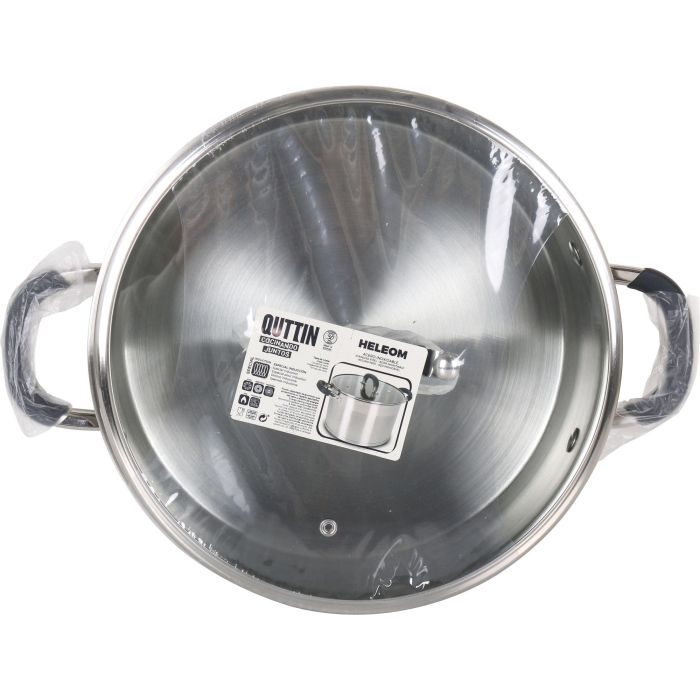 Cacerola de Acero Inoxidable 26 cm 4.7L Quttin (4 Unidades) 3 Cacerola de Acero Inoxidable 26 cm 4.7L Quttin (4 Unidades) 3