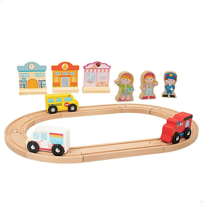 Tren con Circuito Woomax 6 Unidades 39 x 1 x 26 cm 3