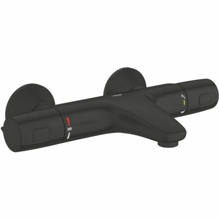 Grohe 1022162432 - Mezclador Termostático para Baño/Ducha Precision Trend - Negro Mate - Montaje Pared Visto - Ahorro Agua 0 Grohe 1022162432 - Mezclador Termostático para Baño/Ducha Precision Trend - Negro Mate - Montaje Pared Visto - Ahorro Agua 0