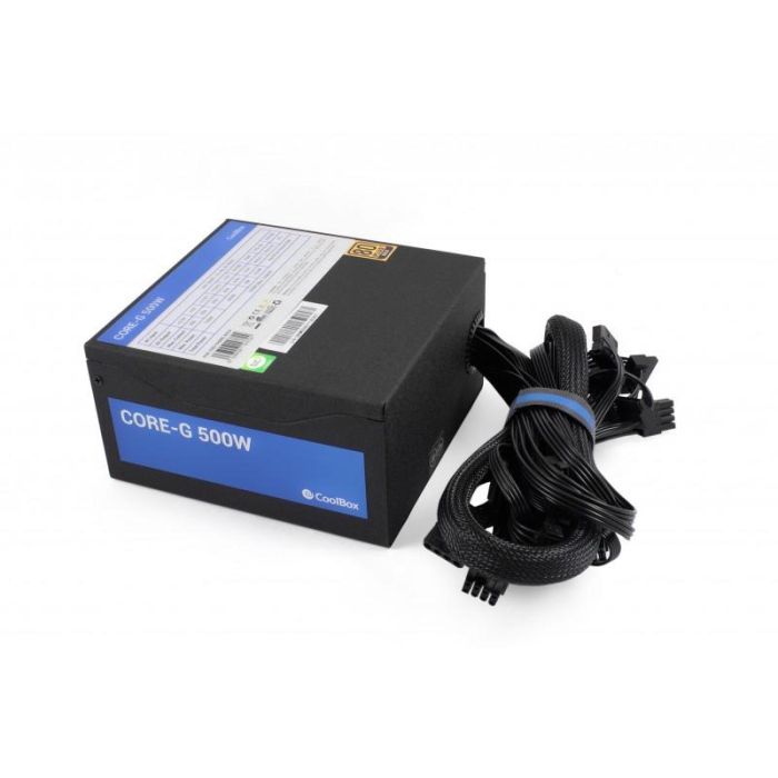 Fuente de Alimentación CoolBox COO-FA500-AGLD ATX 500 W 80 Plus Gold 1 Fuente de Alimentación CoolBox COO-FA500-AGLD ATX 500 W 80 Plus Gold 1