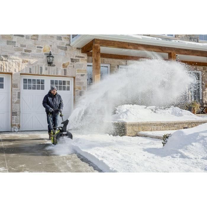 Quitanieves sin escobillas RYOBI 36V - 45 cm - limpieza 25 cm - expulsión máxima 8 m 1 Quitanieves sin escobillas RYOBI 36V - 45 cm - limpieza 25 cm - expulsión máxima 8 m 1
