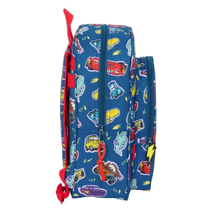 Mochila Escolar Cars Racing Azul marino 27 x 33 x 10 cm 1