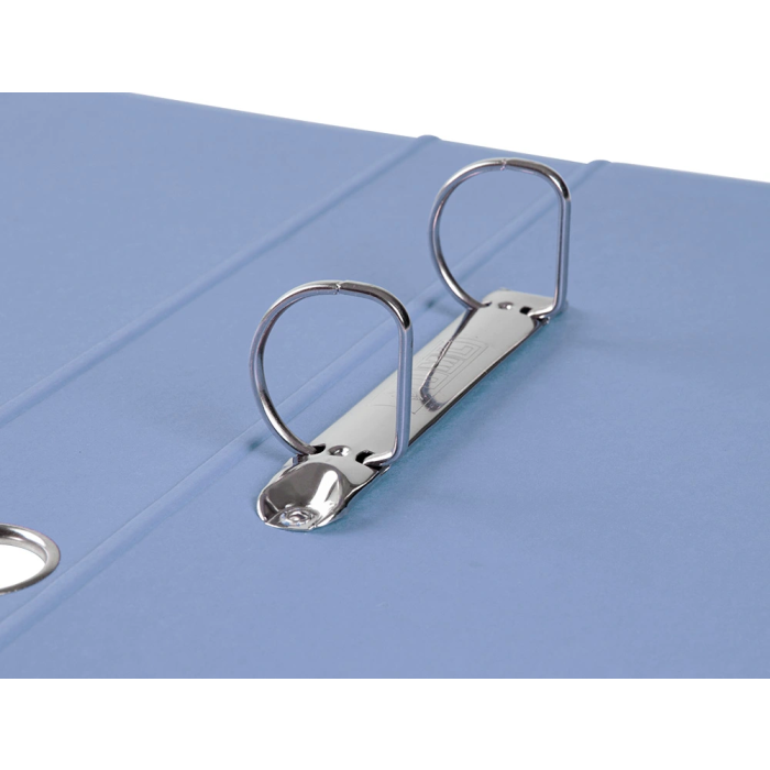 Liderpapel Carpeta de 2 Anillas 25 mm A4 Forrada Celeste con Ollao y Tarjetero 5