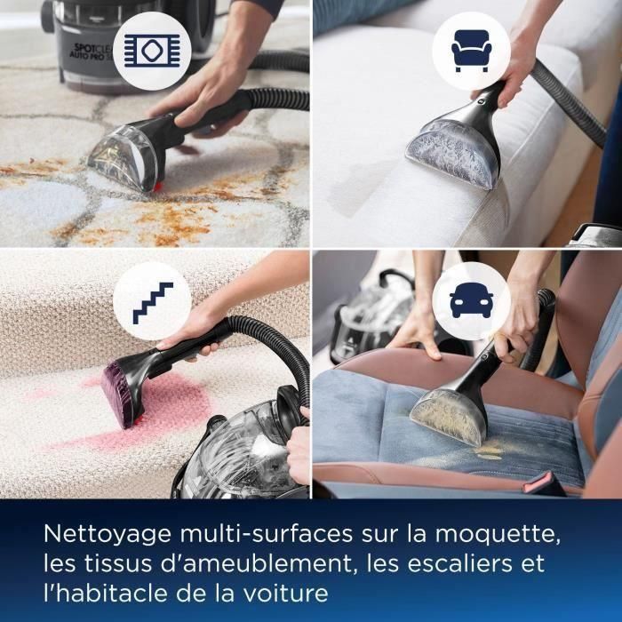 Bissell Spotclean Auto Pro Select 3730N - desprendimiento, limpieza y aspire - tanque de gran capacidad - largo alcance 1 Bissell Spotclean Auto Pro Select 3730N - desprendimiento, limpieza y aspire - tanque de gran capacidad - largo alcance 1