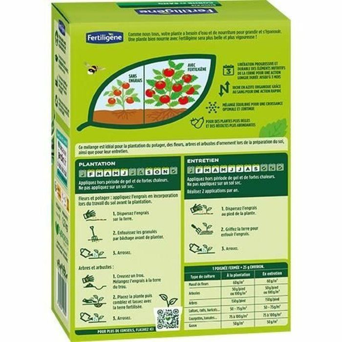 Fertiligene FCOSAN12 fertilizante cuerno y sangre 1,2 kg, acción rápida y duradera, nutre hasta 3 meses 1 Fertiligene FCOSAN12 fertilizante cuerno y sangre 1,2 kg, acción rápida y duradera, nutre hasta 3 meses 1