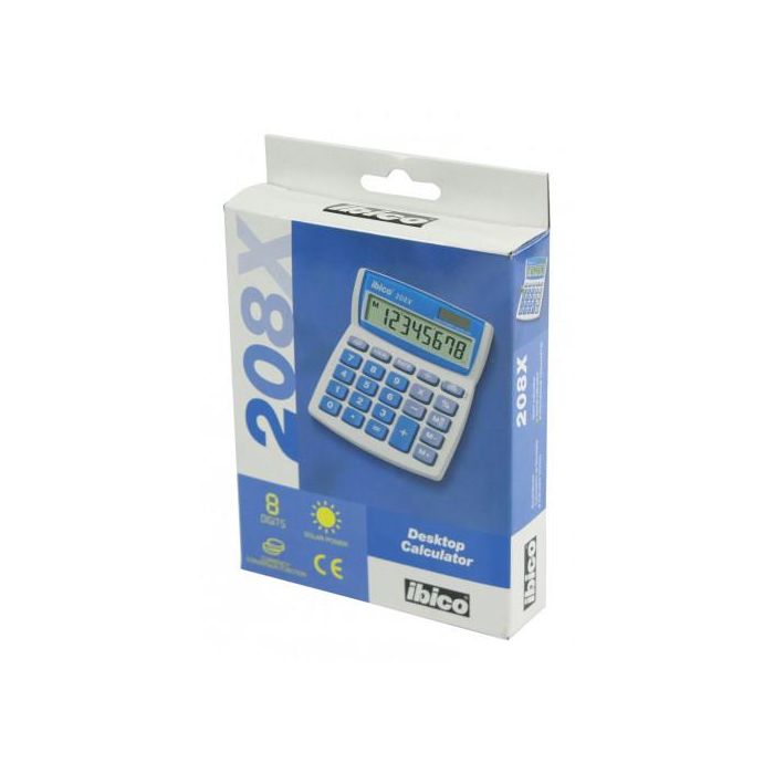 Ibico Calculadora 208 X 8 Dígitos 1