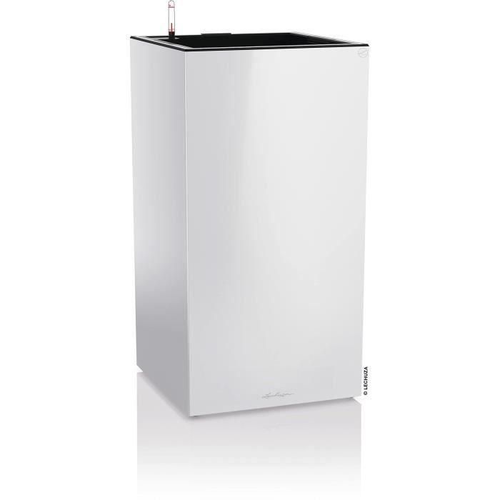 Macetero LECHUZA Canto Premium Column 40 - kit LED completo, blanco brillo Macetero LECHUZA Canto Premium Column 40 - kit LED completo, blanco brillo