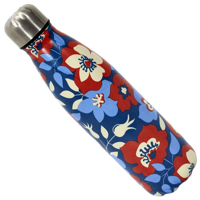 Cook Concept Termo Botella 500 Ml Take Away Acero Inoxidable Doble Pared Caliente 6h Frío 18h Flores 5