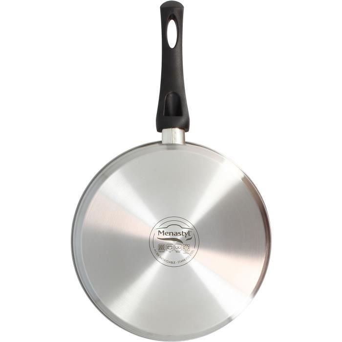 Sartén - MENASTYL - 6020248 - Acero inoxidable - 28 cm - Apta para todo tipo de fuegos, incluida inducción 5