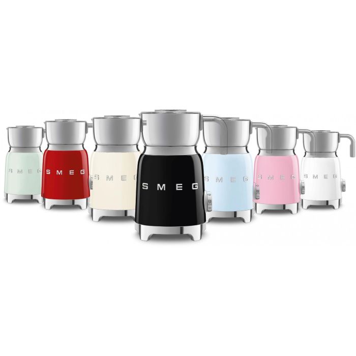 Smeg MFF11PKEU Espumador de Leche Eléctrico 50's Style Retro Rosa - Calentador Automático para Espuma Cremosa 4