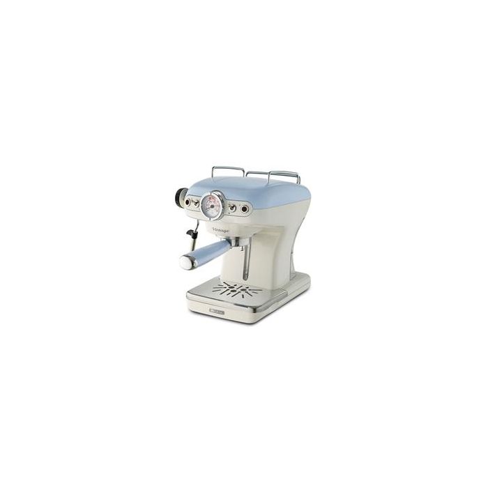 Ariete Cafetera Espresso Vintage Azul 1389/15, Porta Filtro Dual, 9 Litros, 900 W Ariete Cafetera Espresso Vintage Azul 1389/15, Porta Filtro Dual, 9 Litros, 900 W