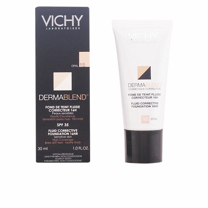 Fondo de Maquillaje Fluido Dermablend Vichy Spf 35 30 ml 4