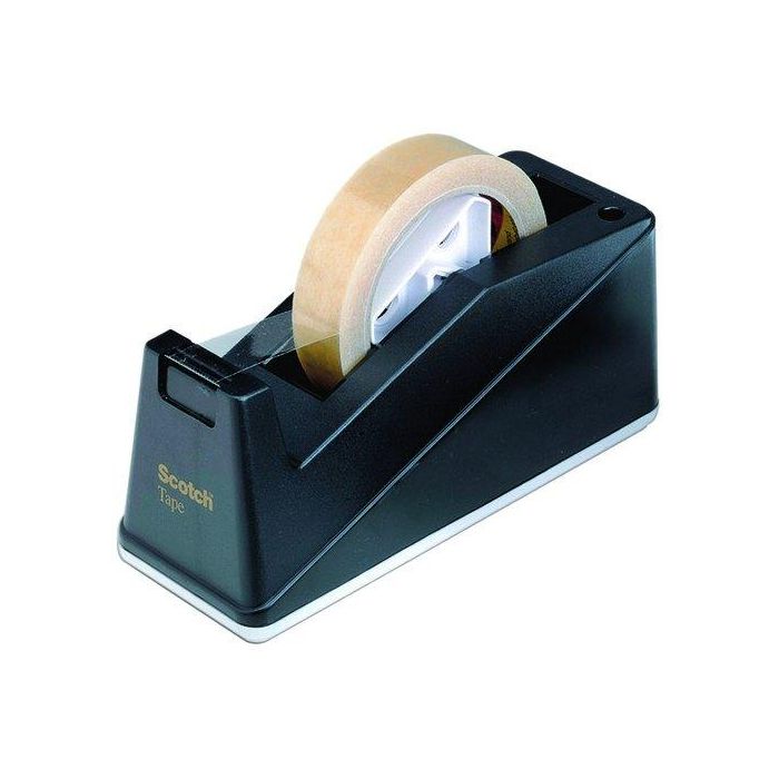 Scotch Dispensador para Rollos de hasta 25 mm x 66 Metros Negro