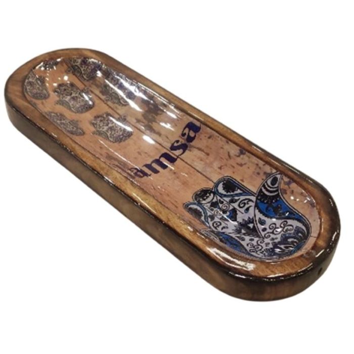 Bandeja Vaciabolsillos Arabe DKD Home Decor 10 x 3 x 28 cm (6 Unidades) 2