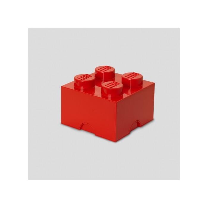 LEGO Room Copenhagen Storage Brick 4 Contenedor Ladrillo Organizador Infantil Rojo