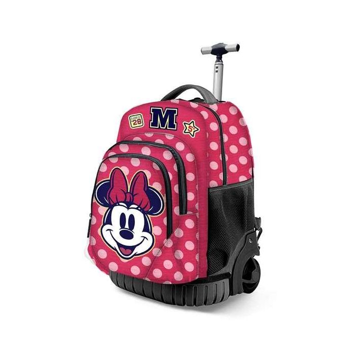 Karactermania Mochila Trolley GTS FAN Minnie Mouse Class, Infantil, 47x32x25cm, Rosa, Poliéster, 2 Ruedas, Tirador Telescópico 0 Karactermania Mochila Trolley GTS FAN Minnie Mouse Class, Infantil, 47x32x25cm, Rosa, Poliéster, 2 Ruedas, Tirador Telescópico 0