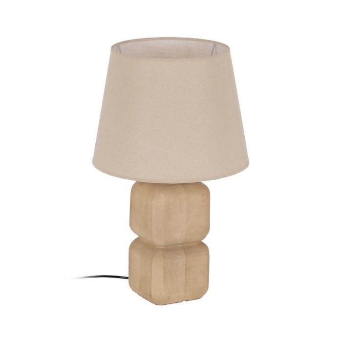 Base Lámpara Mesa Natural 15 X 15 X 29 cm