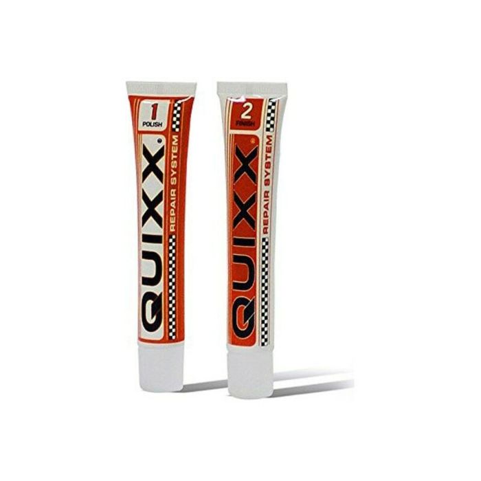 Quixx QQ00070 Eliminador de Arañazos Profesional Coche - Sistema 2 Pasos Rasguños Pequeños Medianos Profundos Pintura Brillo 1 Quixx QQ00070 Eliminador de Arañazos Profesional Coche - Sistema 2 Pasos Rasguños Pequeños Medianos Profundos Pintura Brillo 1