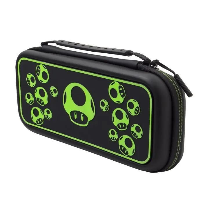PDP Estuche de transporte PDP 1 UP Glow In The Dark para Nintendo Switch, color negro PDP0708056070076 1