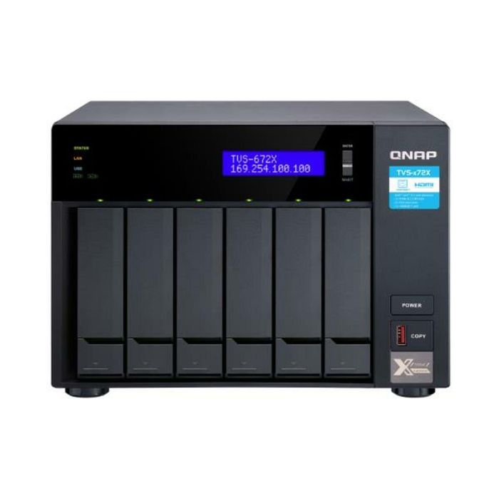 Almacenamiento en Red NAS Qnap TVS-H674 Negro intel core i5-12400 32 Almacenamiento en Red NAS Qnap TVS-H674 Negro intel core i5-12400 32