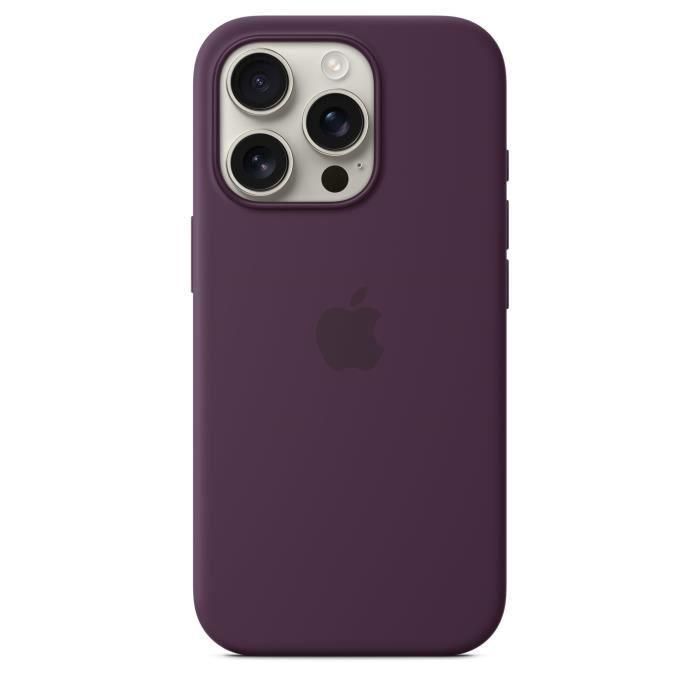 APPLE iPhone 16 Pro - Funda de Silicona con MagSafe - Ciruela 1 APPLE iPhone 16 Pro - Funda de Silicona con MagSafe - Ciruela 1