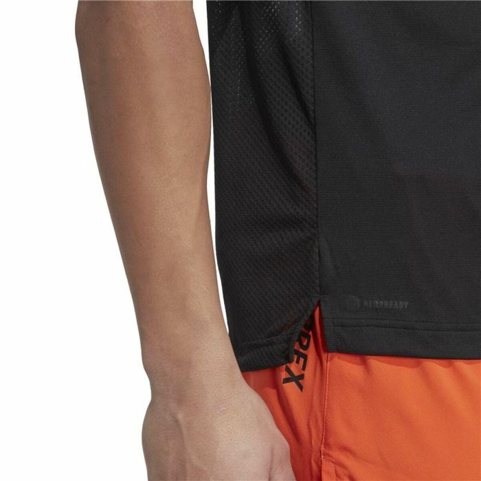 Camiseta de Manga Corta Hombre Adidas Agr Shirt Negro 1