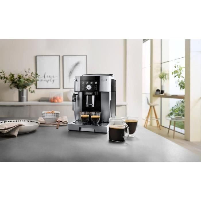 Máquina de espresso de Delonghi Shredder - Magnifica S Smart - Acero inoxidable 4