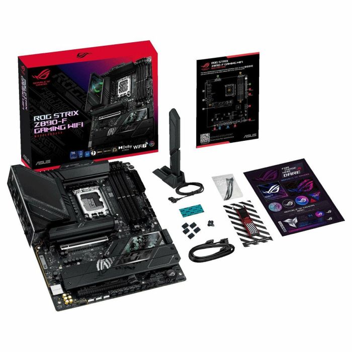 ASUS ROG STRIX Z890-F GAMING WiFi Placa Base ATX Intel LGA 1851 DDR5 con Wi-Fi 7 y Bluetooth 5.4 para PC 13
