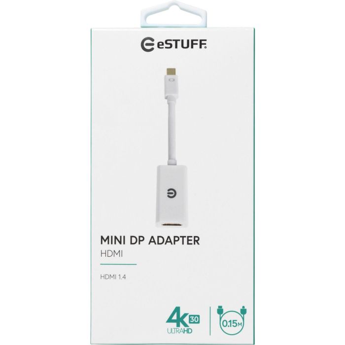 eSTUFF Mini DP - HDMI Adapter 0.15m 3 eSTUFF Mini DP - HDMI Adapter 0.15m 3