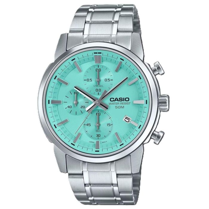 Reloj Hombre Casio CHRONO DATE SILVER AQUA Reloj Hombre Casio CHRONO DATE SILVER AQUA